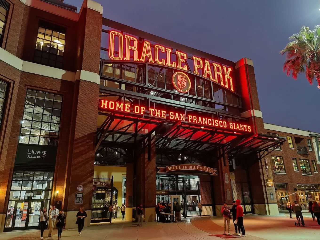 Oracle Park, home of the San Francisco Giants